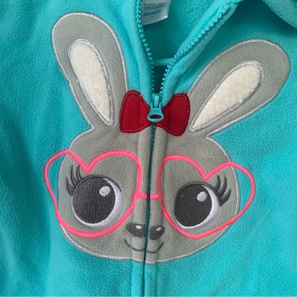 Wonderkids Other - Easter Bunny Fun w/Wonderkids 3T Fleece Set - Teal & White & Place Sweater